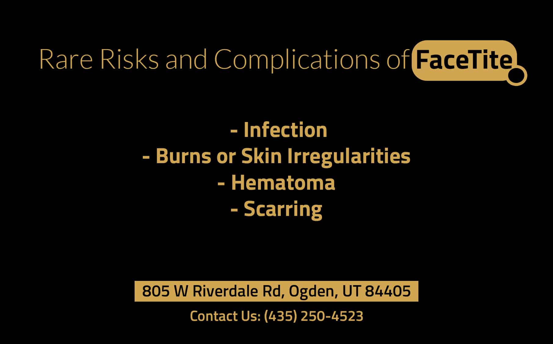 Rare Risks and Complications of FaceTite