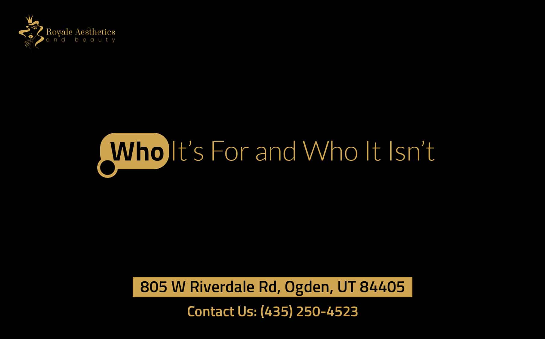 Who It’s For and Who It Isn’t